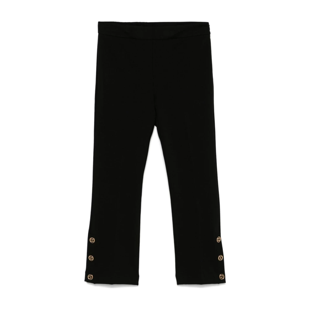 Twinset Zwarte Broek voor Vrouwen Black Dames
