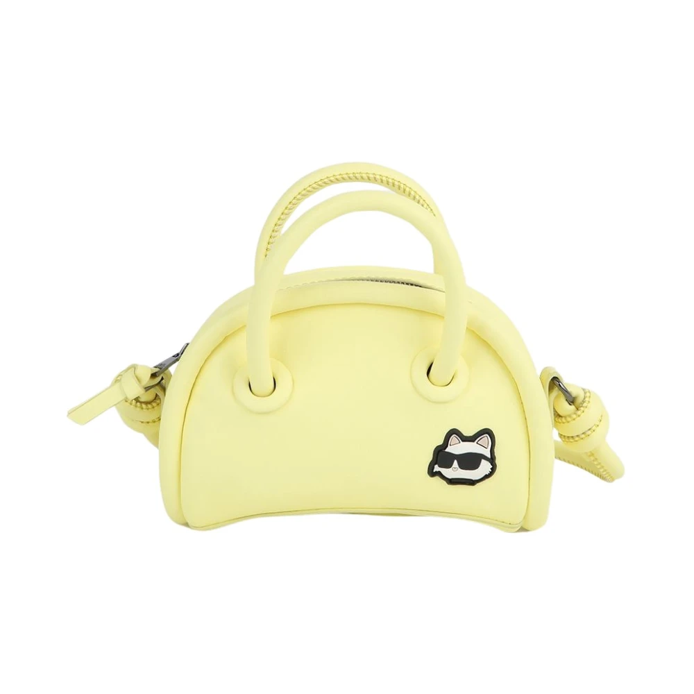 Karl Lagerfeld Silikon Choupette Badge Crossbody Väska Yellow, Unisex