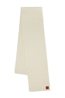 Mjuk Cable Stickad Halsduk