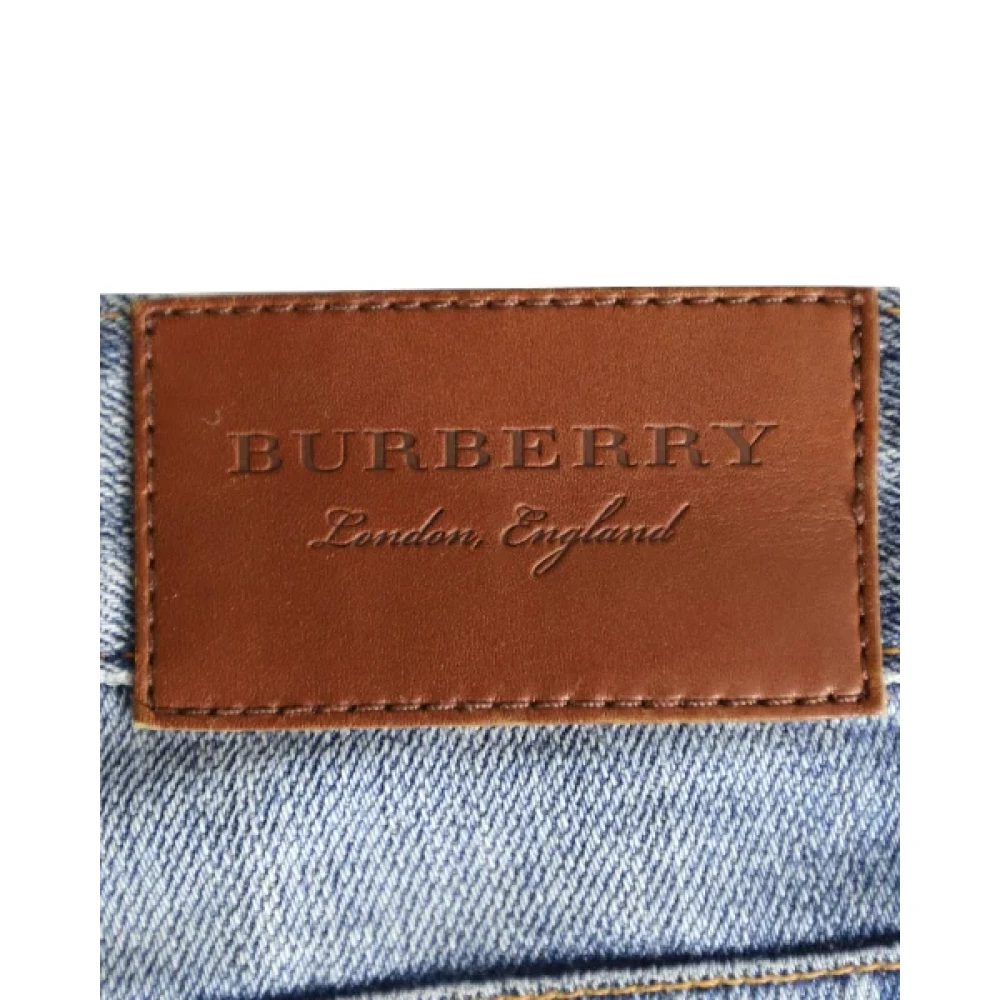 Burberry Vintage Pre-owned Cotton jeans Blue Heren