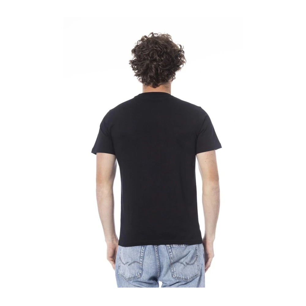 Cavalli Class Logo Print Tee Klassieke Stijl Black Heren