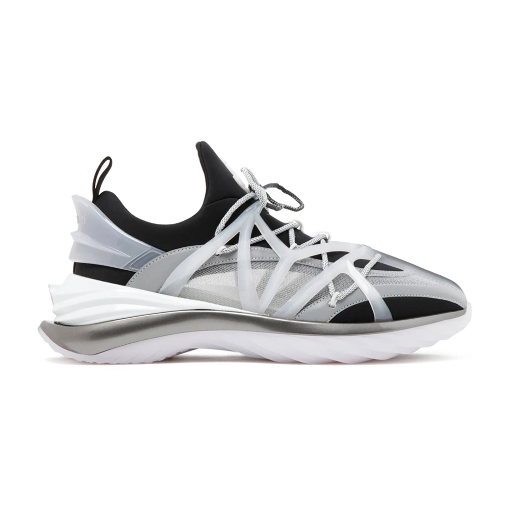 Jimmy Choo Cosmos Lage Top Leren Sneakers Heren Schoenen Veelkleurig Multicolor