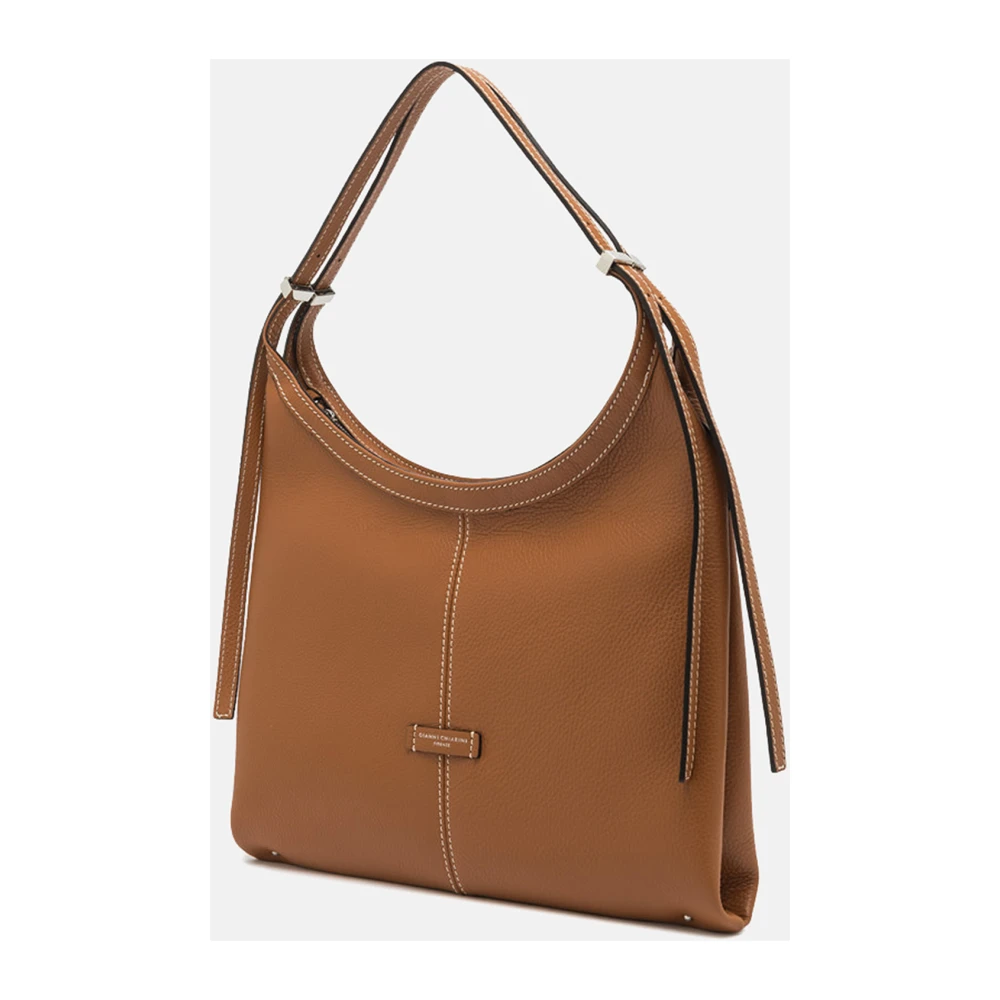 Gianni Chiarini Leren Schoudertas Norma Brown Dames