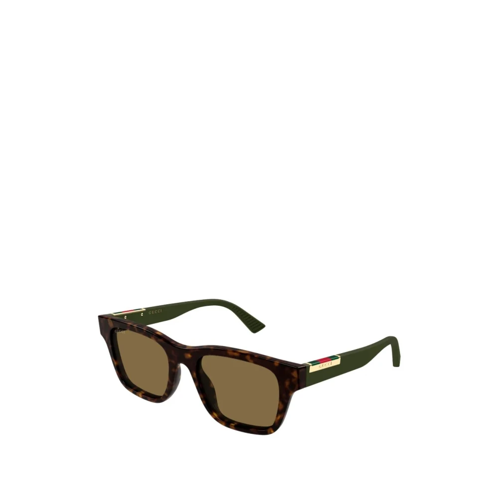 Gucci Men's Brown Sunglasses, 52 Mm, Square Frame Sunglasses