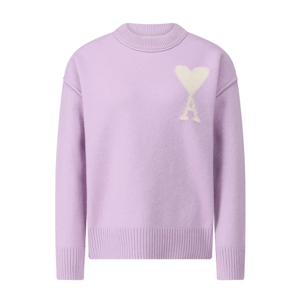 Knitwear > Round-neck Knitwear - - Ami Paris - Modalova