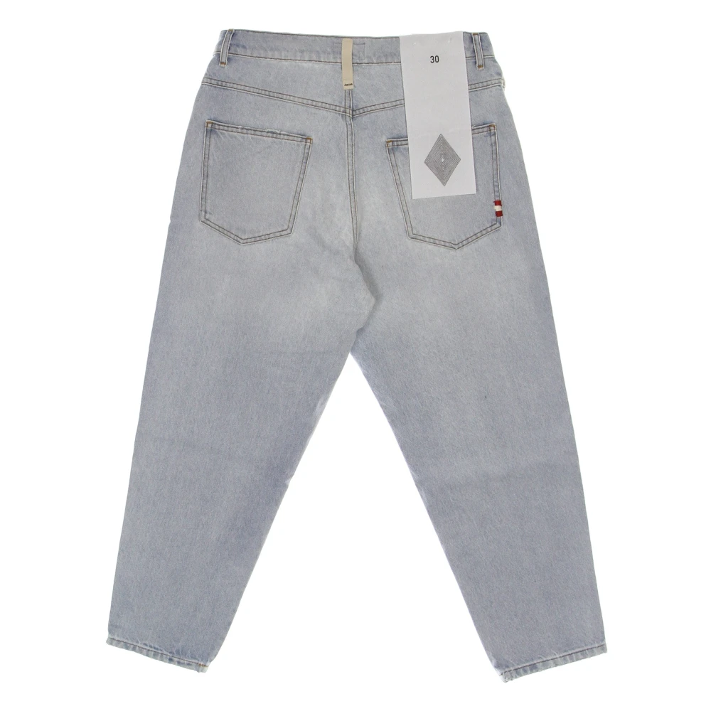 Amish Sun Bleach Denim Jeans Blue Heren