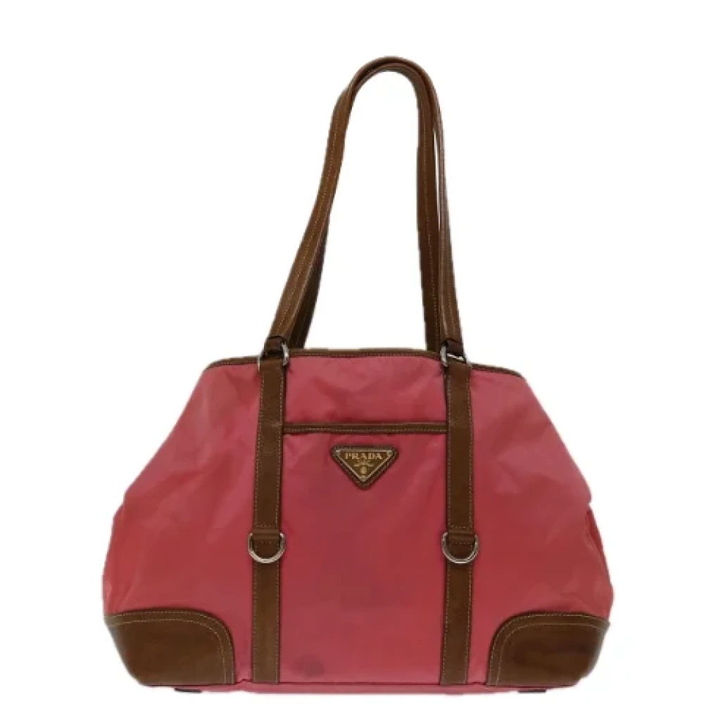 Prada Vintage Pre-owned Fabric totes Pink Dames