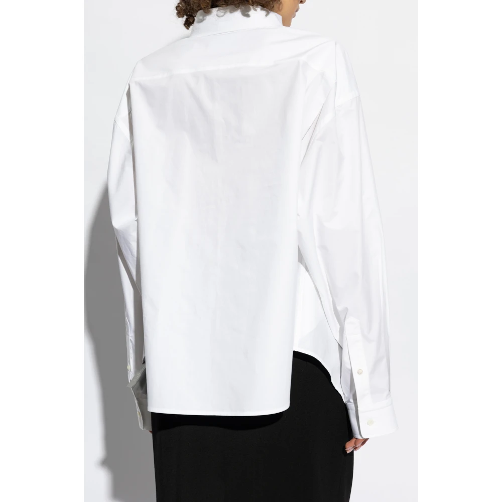 Balenciaga Overhemd met zak White Dames