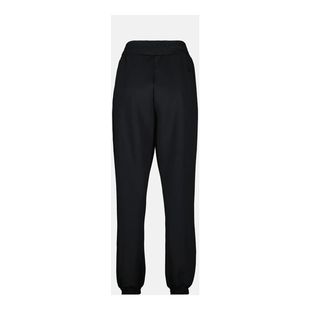 Moncler Zwarte Sweatpants Lente-Zomer 2025 Modern Ontwerp Black Dames