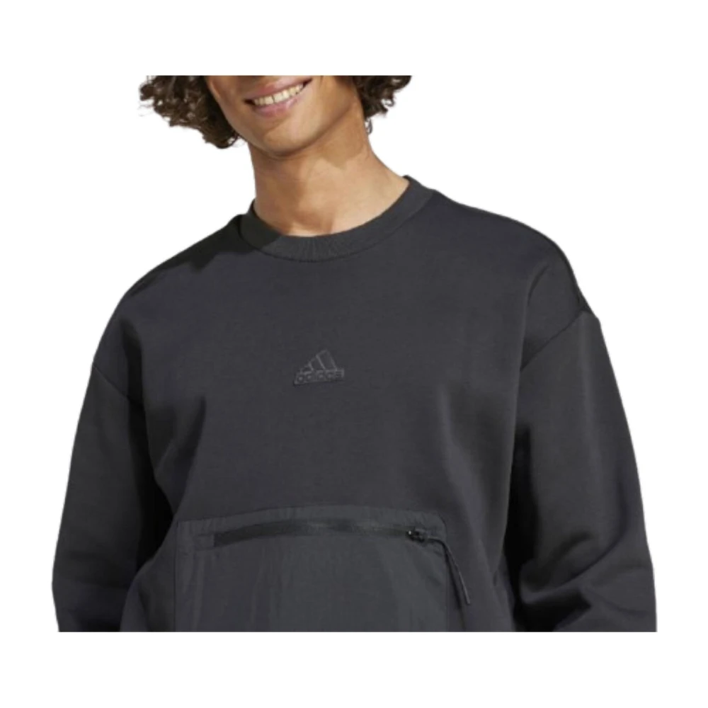 Adidas Klassieke Sweatshirt voor Mannen Gray Heren