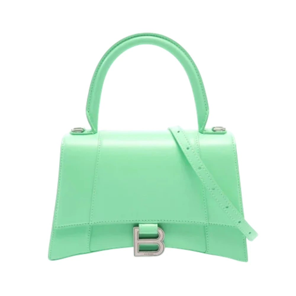 Balenciaga Vintage Pre-owned Leather balenciaga-bags Green Dames