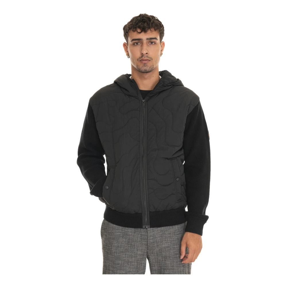 Boss Warme Winter Puffer Jas Black Heren