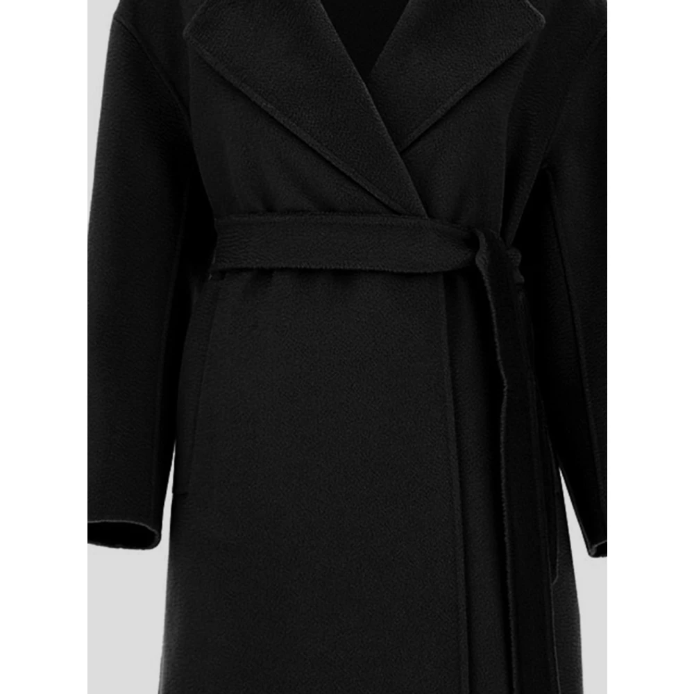Max Mara Wollen Manuele Jas Black Dames