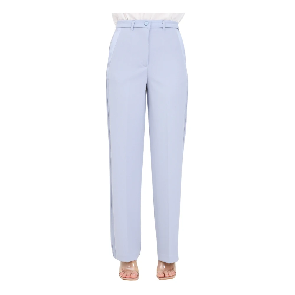 ViCOLO Cropped Trousers Blue Dames