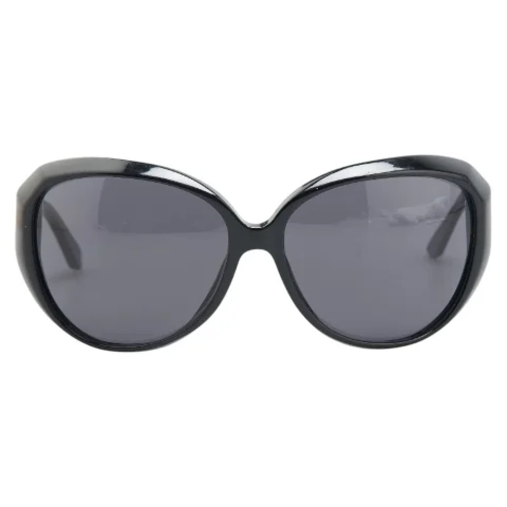 Dior Vintage Pre-owned Plastic sunglasses Black Dames