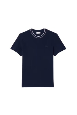contrast-collar-round-neck-t-shirt