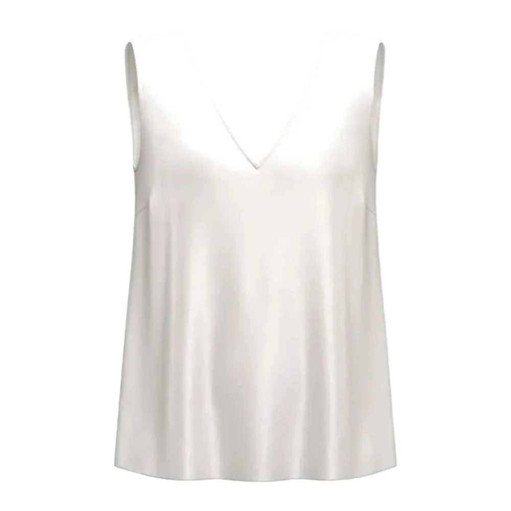 Emme Di Marella Women's White Sleeveless Top