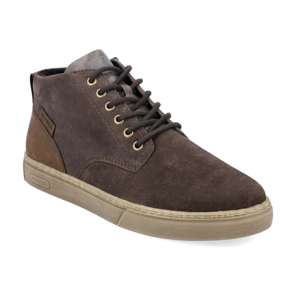 Rieker Men's Grey Lace-Up Ankle Boots