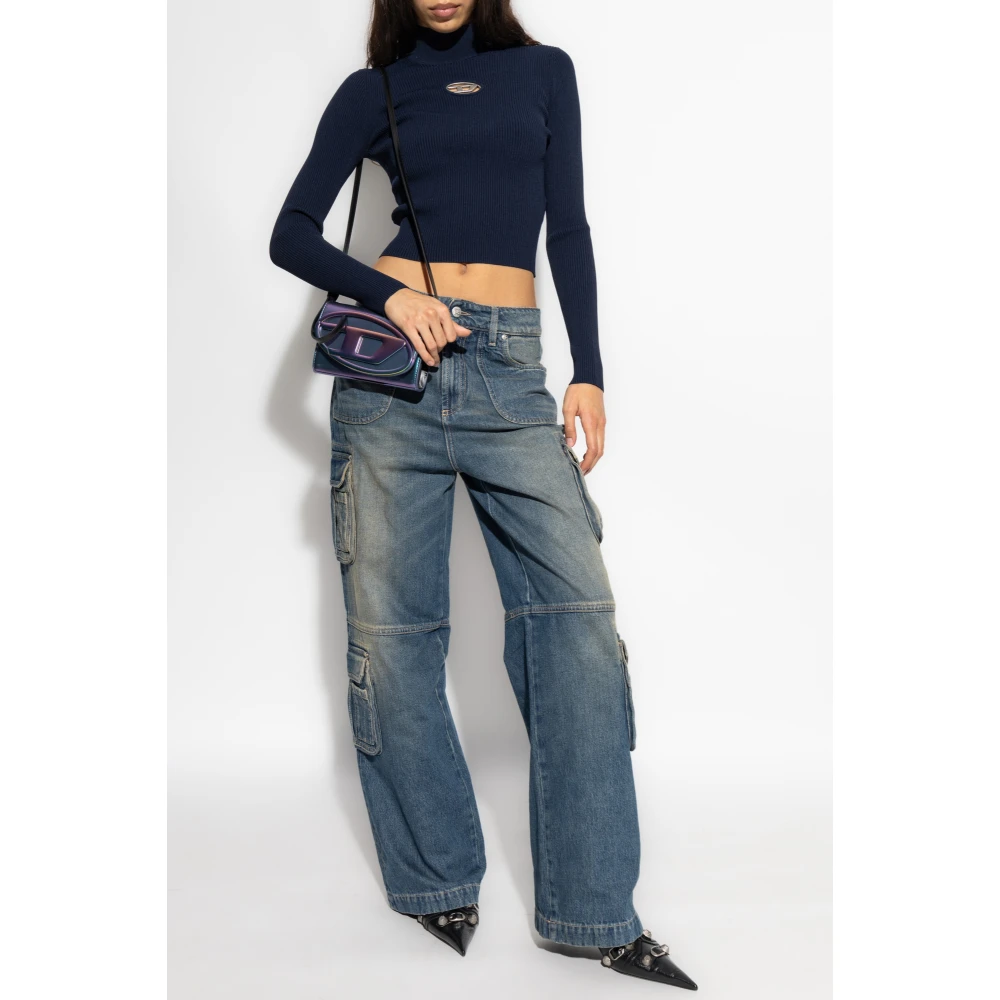 Diesel Top M-Valari-Tn Blue Dames