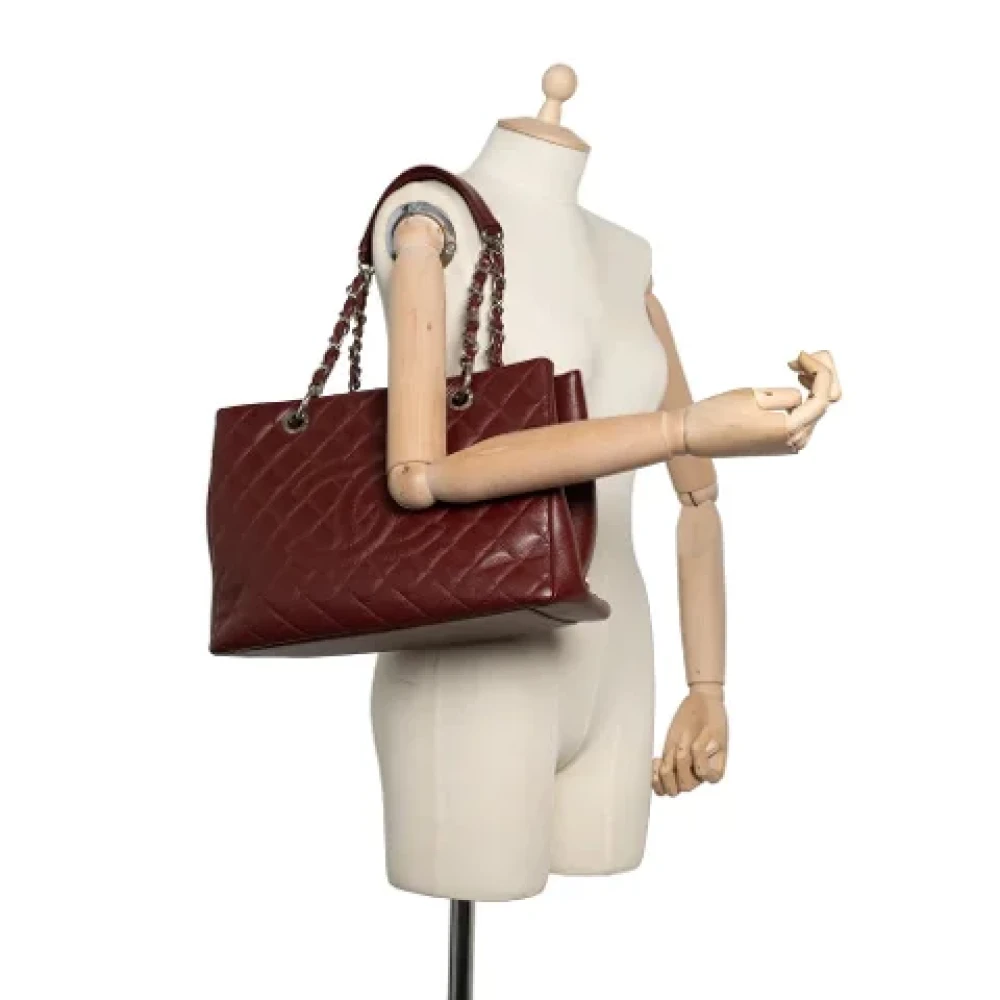Chanel Vintage Pre-owned Leather chanel-bags Red Dames