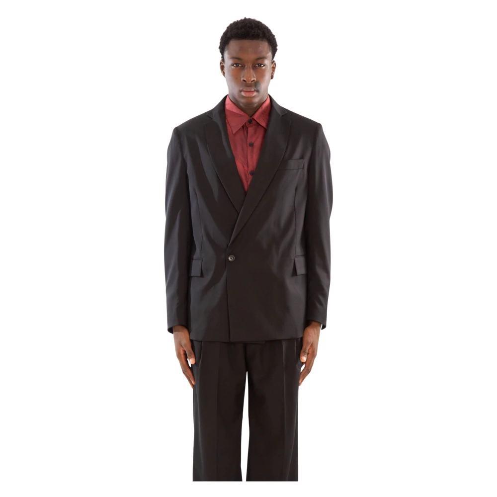 Costumein Double-Breasted Blazer in 3999 Black Heren
