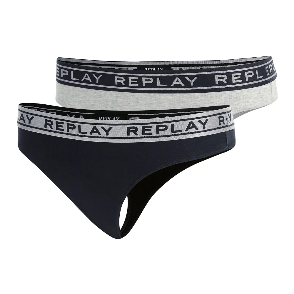 Replay Dames String Thongs 2-Pack Multicolor Dames
