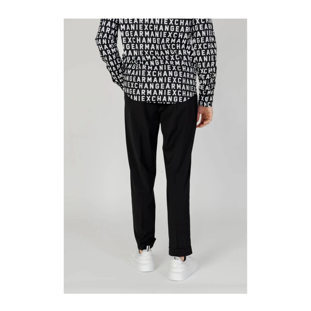 Antony Morato Slim Fit Polyester Blend Broek Black Heren
