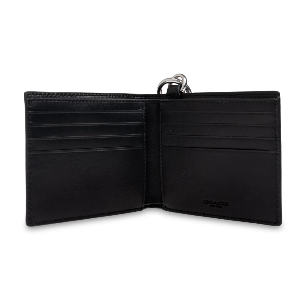 Coach Portemonnee met ketting Black Heren