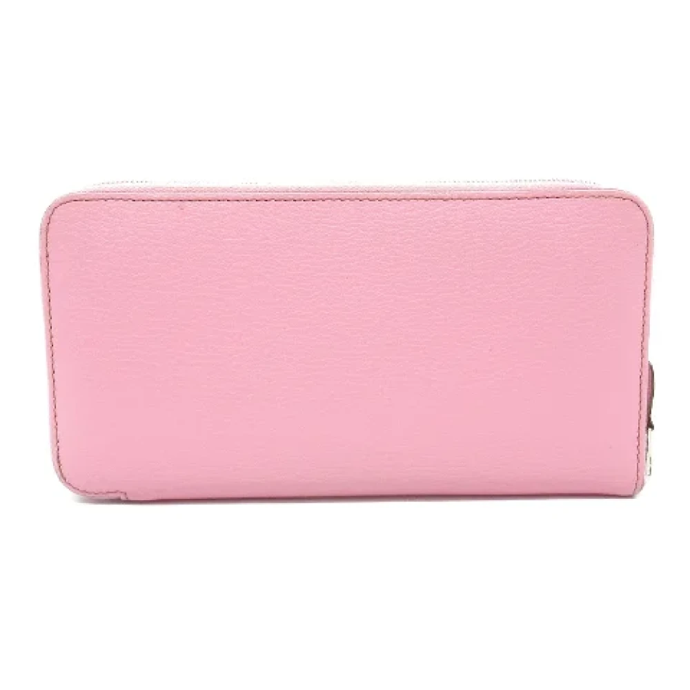 Hermès Vintage Pre-owned Leather wallets Pink Dames