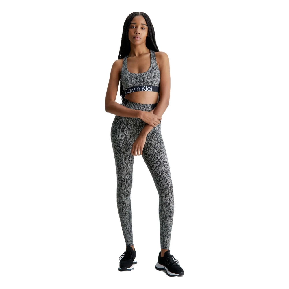 Calvin Klein Sportbeha met Medium Ondersteuning voor Dames Gray Dames