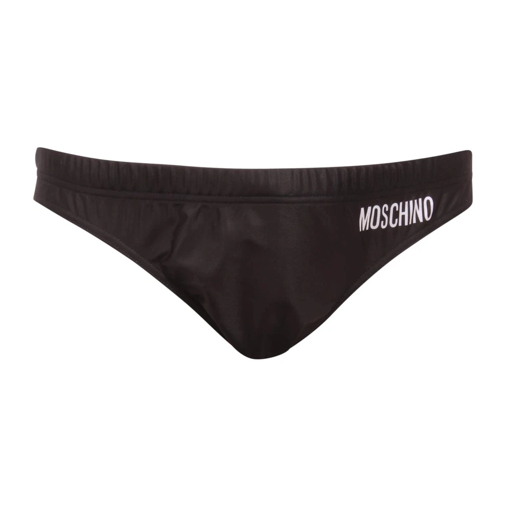 Moschino Black Costume Couture Swimsuit - Male - Beachwear - Xl - Swimwear