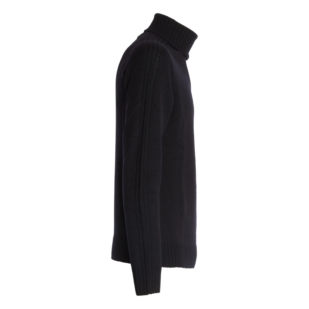 Dondup Blauwe Coltrui Trui Stijlvol Comfortabele Pasvorm Blue Heren