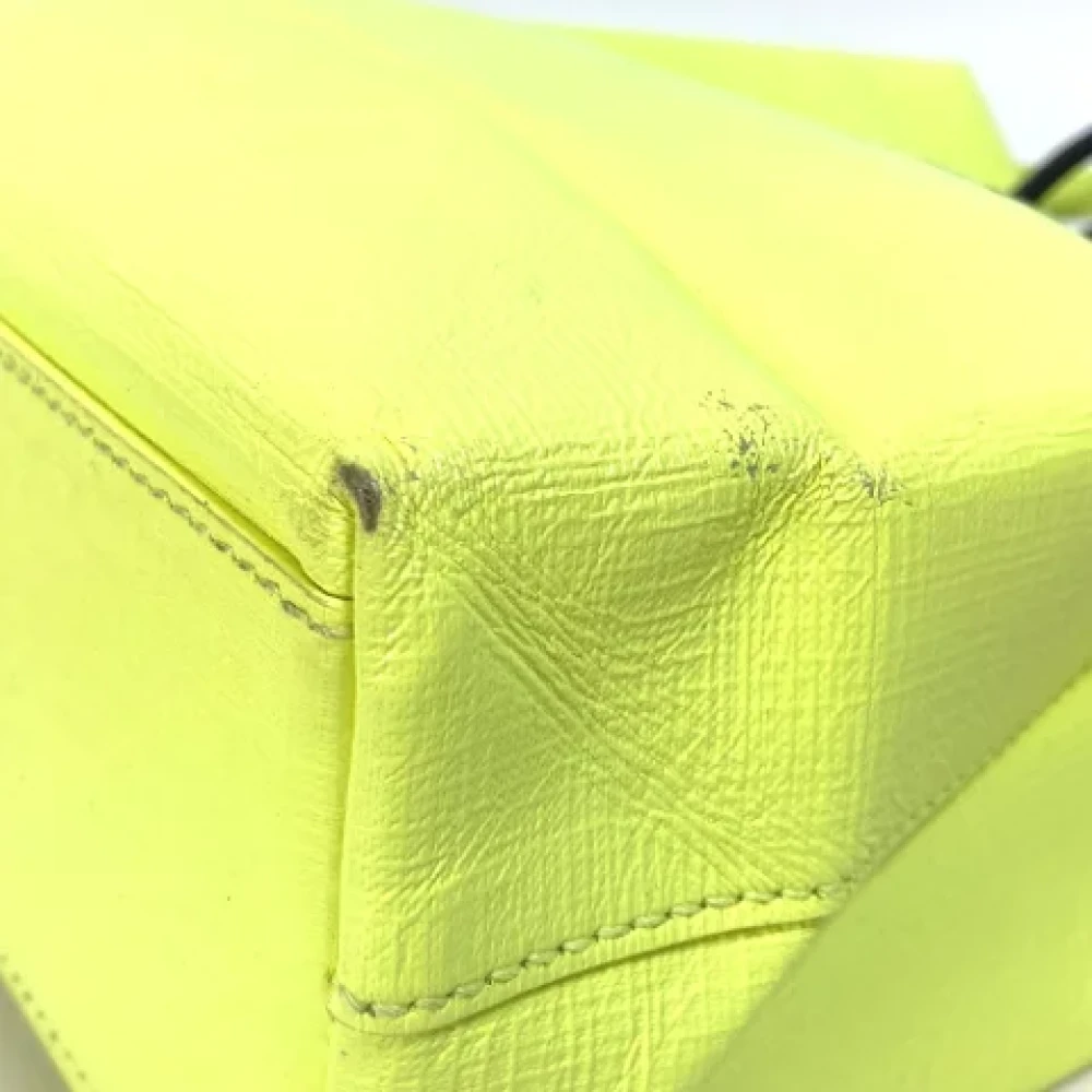 Balenciaga Vintage Pre-owned Leather balenciaga-bags Yellow Dames