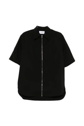Couture Seam Zipped Shirt