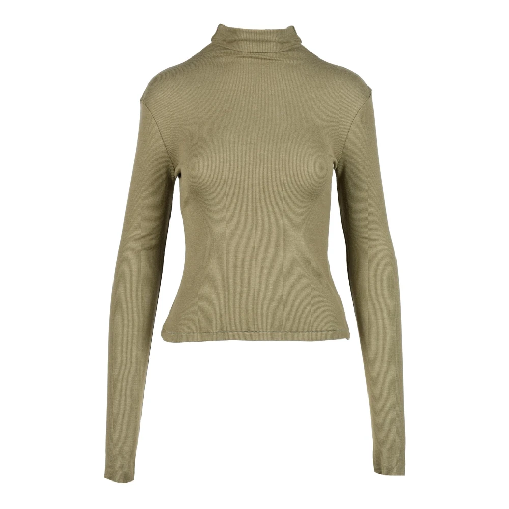 NIU Elegante Viscose Elastaan Top Green Dames