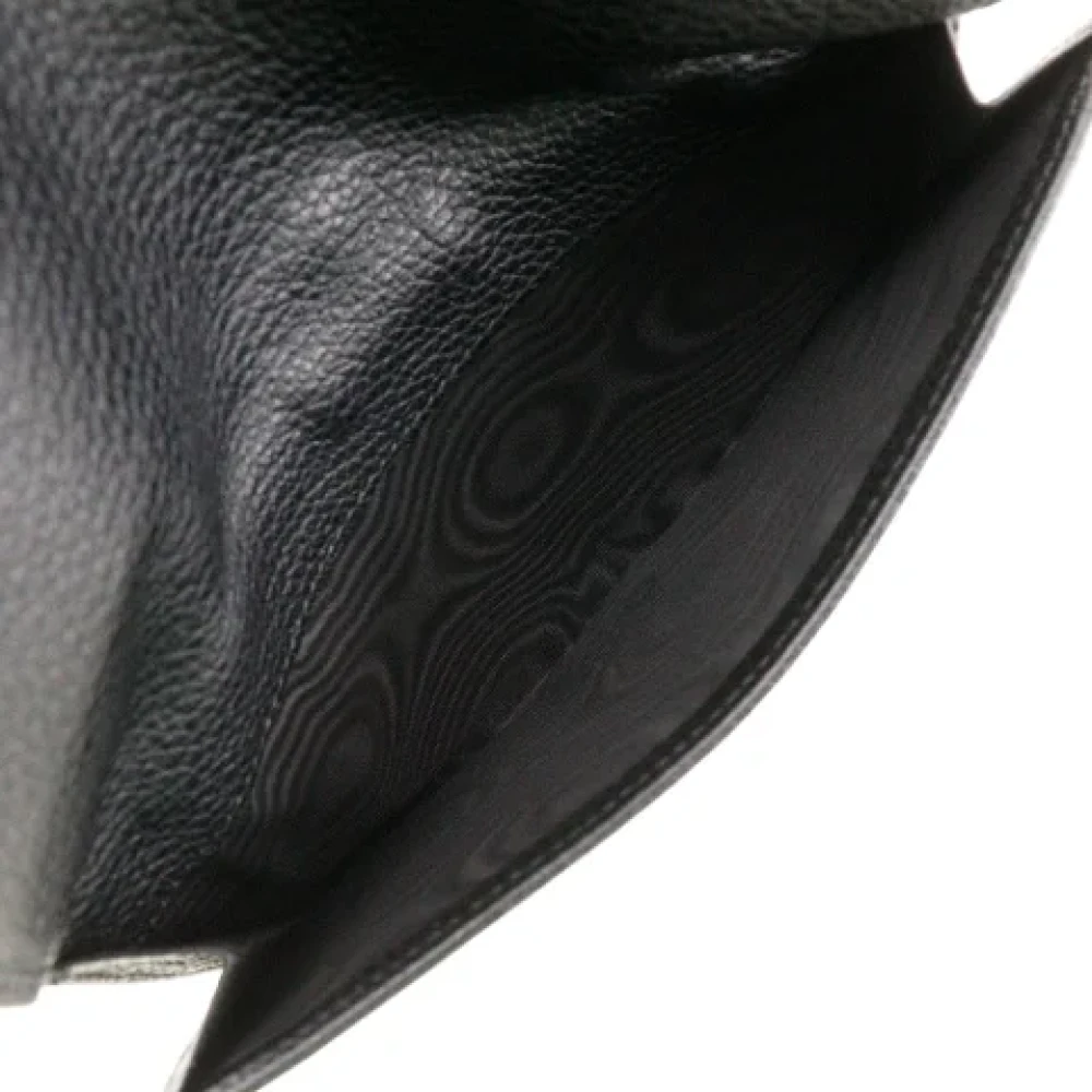 Gucci Vintage Pre-owned Leather wallets Black Dames