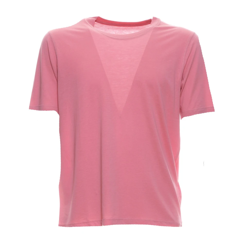 Majestic filatures Stijlvolle T-shirt en Polo Collectie Pink Heren