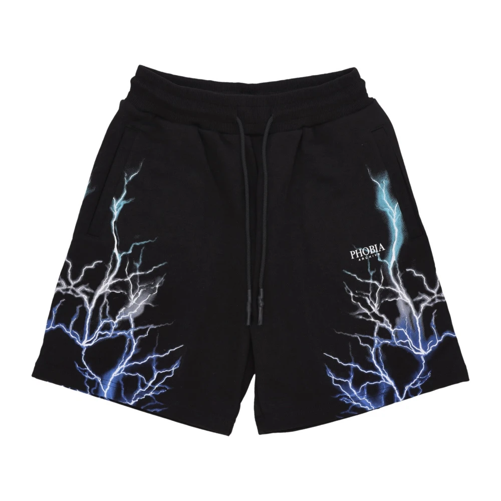 Phobia Archive Mannelijk Zwart Korte Broeken Heren, Xl, Katoen, Lichtgewicht Trainingsshorts
