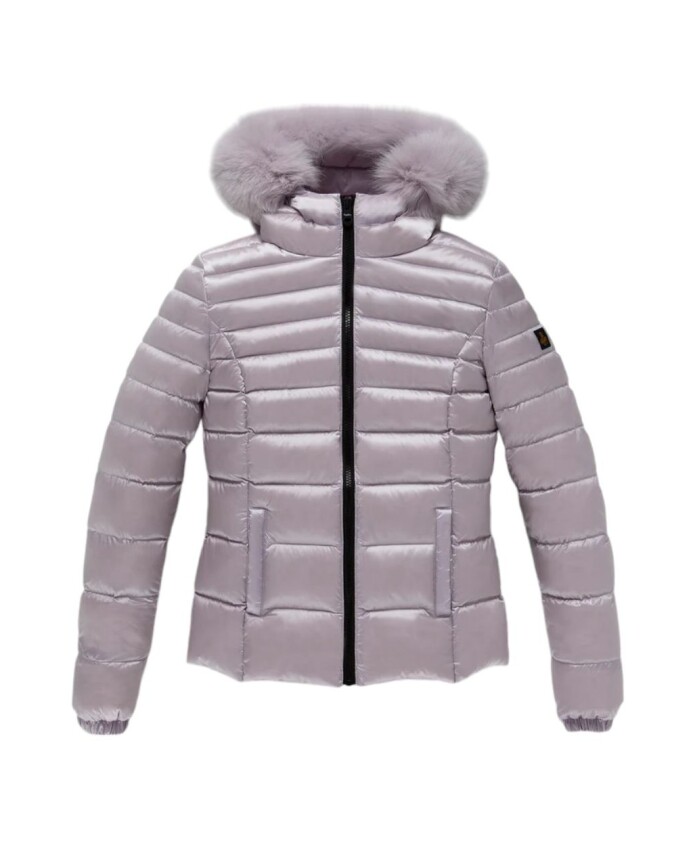 purple-nylon-women-jacket-with-fur-hood
