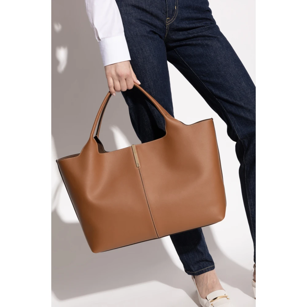 TOD'S Shopper type tas Brown Dames