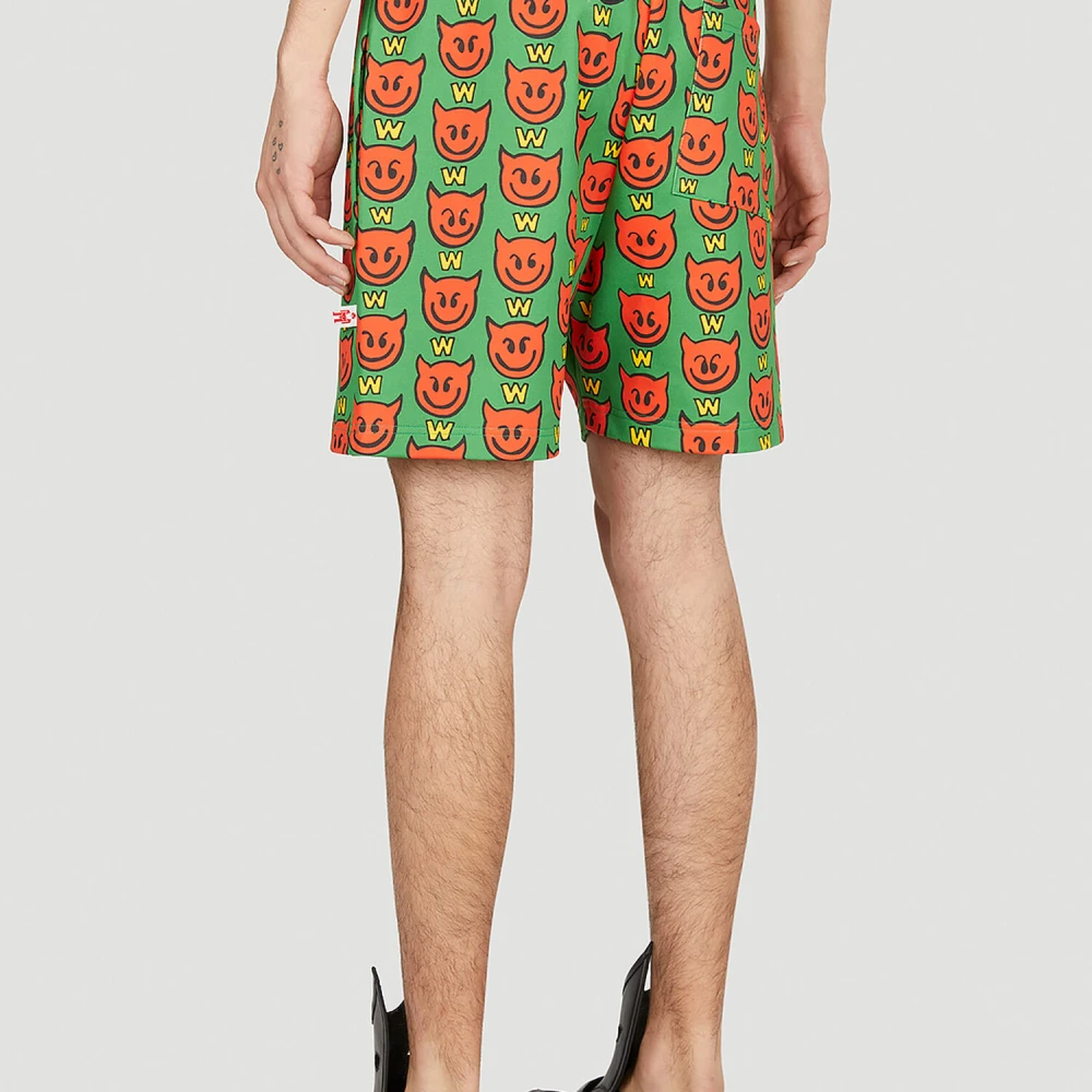 Walter Van Beirendonck Shorts Green Heren