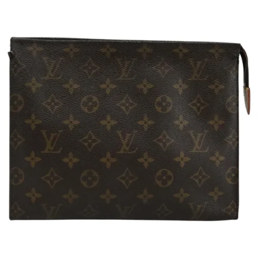 Louis Vuitton Vintage Pre-owned Canvas pouches Brown Dames