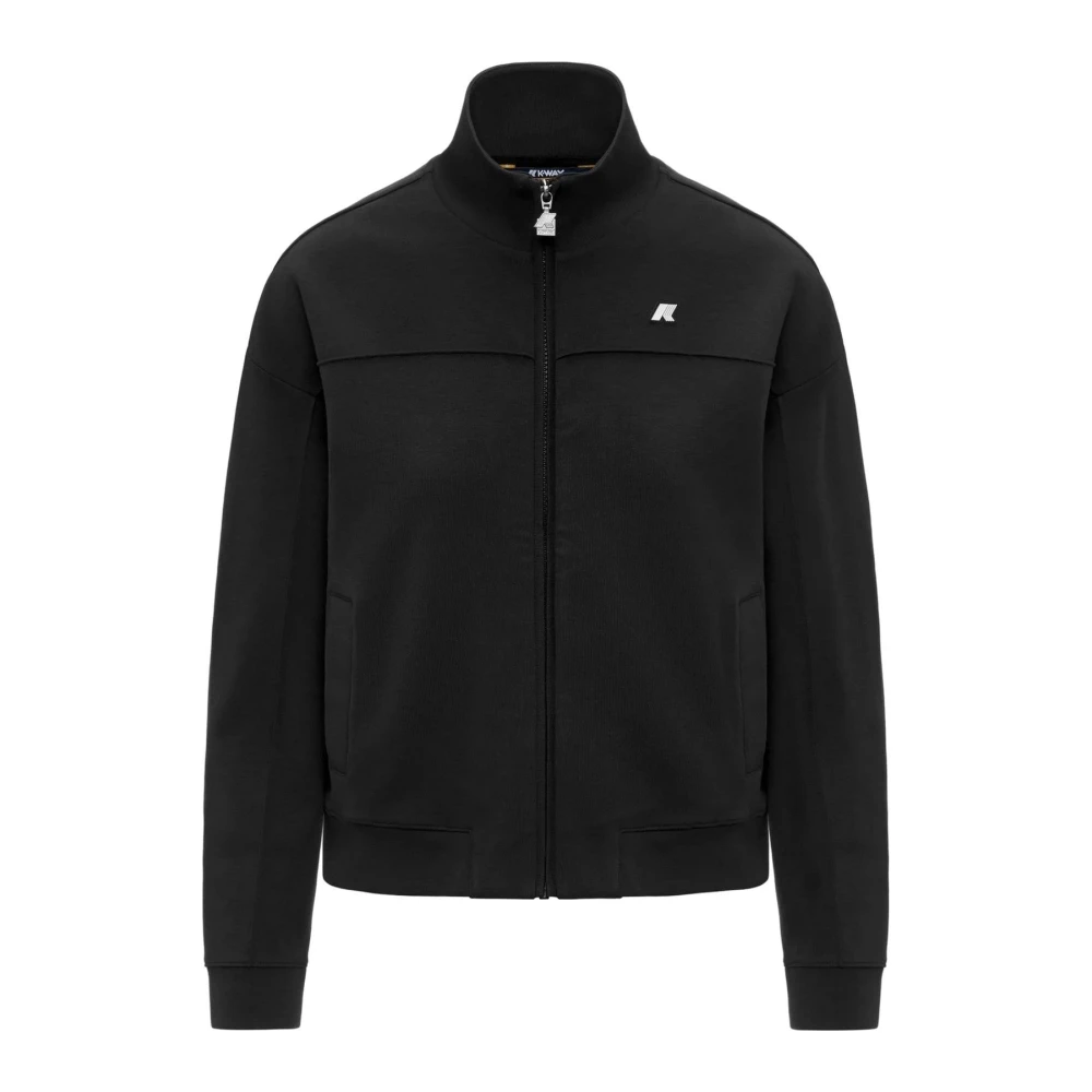 K-Way Femme Noir - Veste Interlock Arvinne - Sweatshirts Et Sweats À Capuche - Taille: 38 Fr
