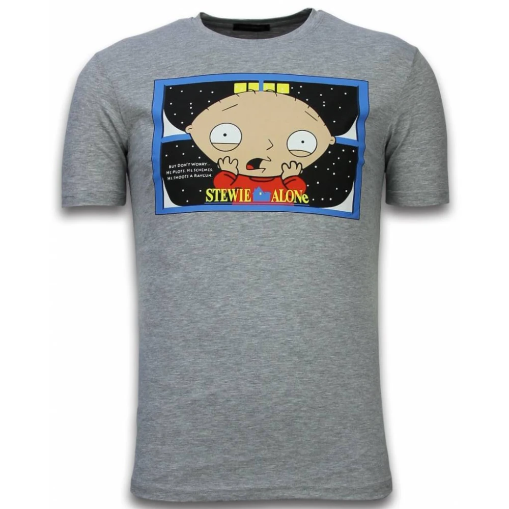 Stewie Home Alone - Herr T-skjorte - 6226Gr
