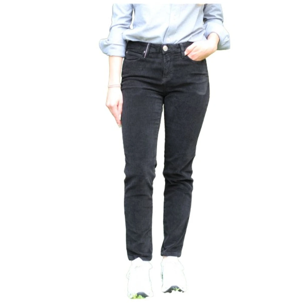 Islow Corduroy Slim 7 8 Broek Black Dames