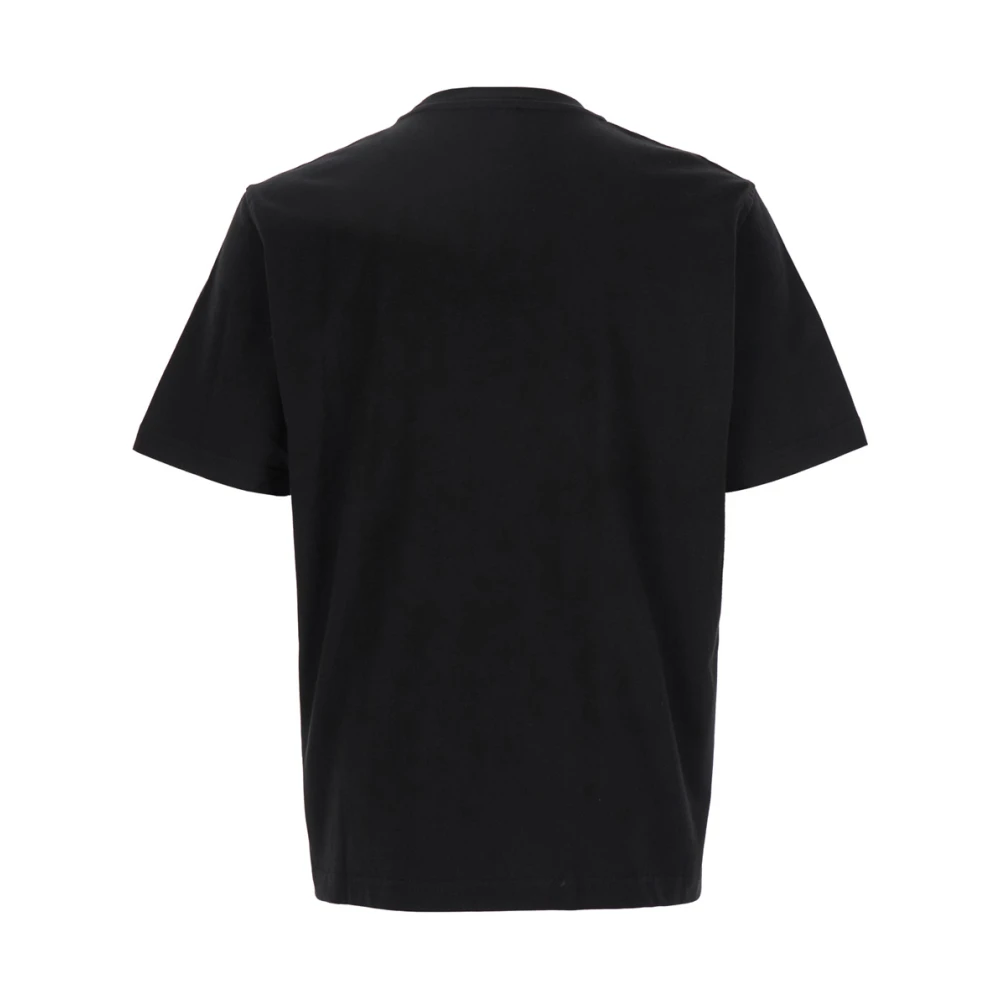 Diesel Zwart T-shirt met Maxi Oval D Logo Black Heren