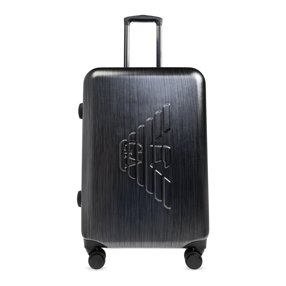 Emporio Armani Koffer met wielen Black Heren