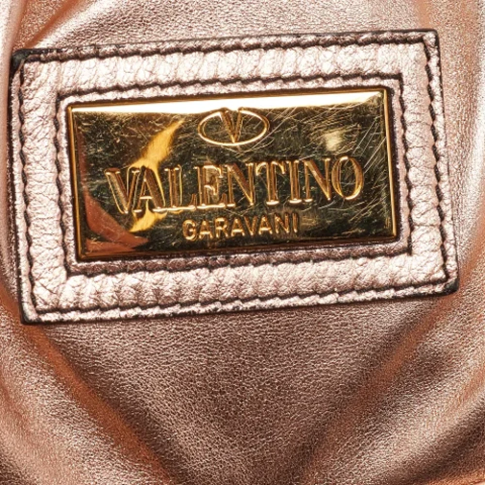 Valentino Vintage Pre-owned Leather handbags Brown Dames