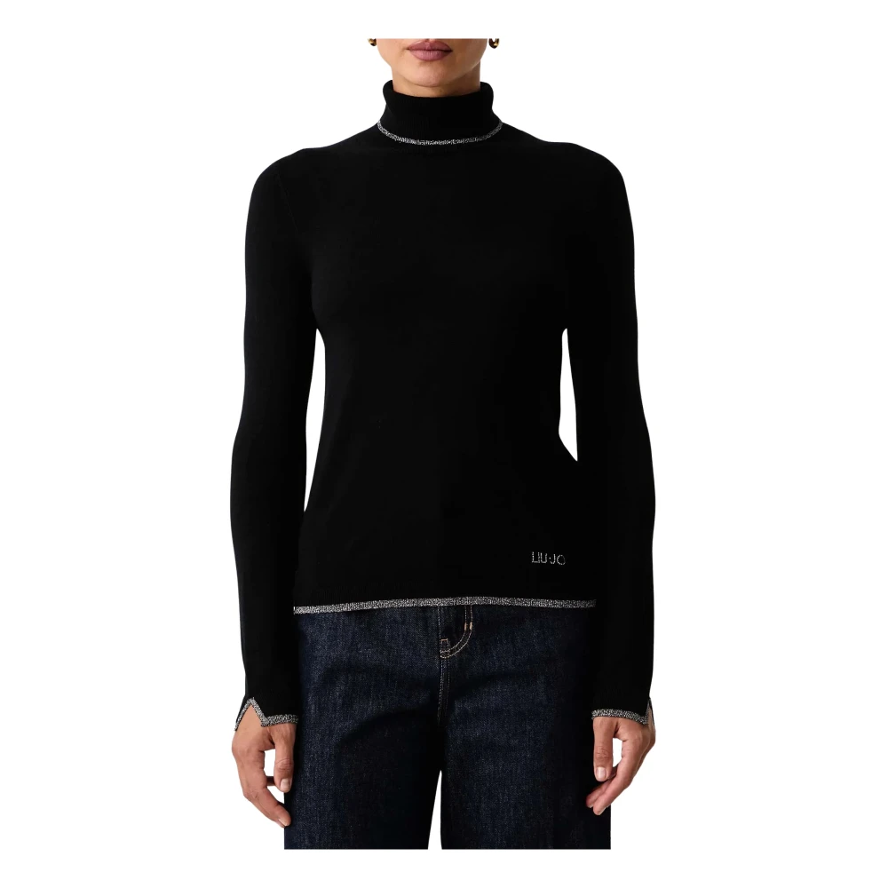Liu Jo , Damen, Strickwaren, Schwarzk, S - Bild 2