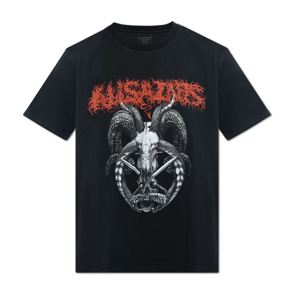AllSaints Archon T-shirt Black Heren